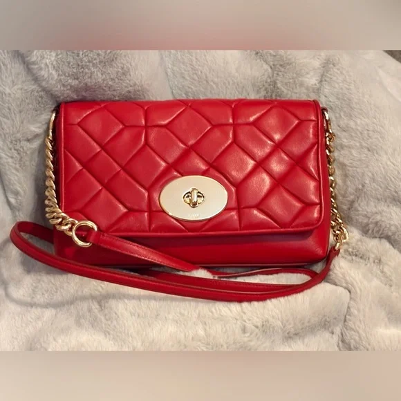 Coach Canyon Quilt Crossbody True Red - Picture 2 of 10